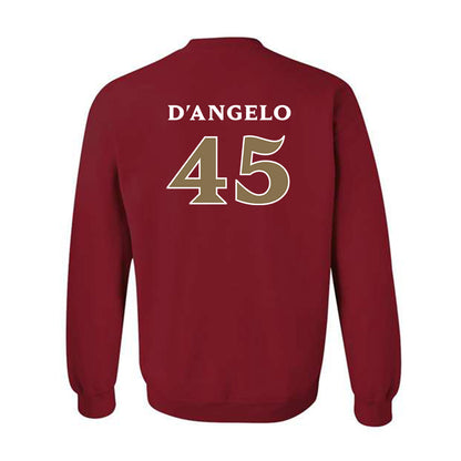Elon - NCAA Football : Michael D'Angelo - Classic Fashion Shersey Crewneck Sweatshirt-1