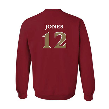 Elon - NCAA Football : Eric Jones - Classic Fashion Shersey Crewneck Sweatshirt-1