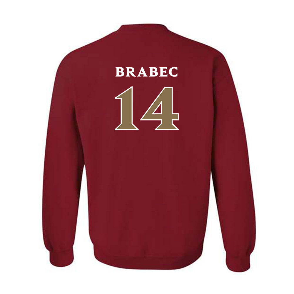 Elon - NCAA Men's Basketball : Alex Brabec - Classic Fashion Shersey Crewneck Sweatshirt-1