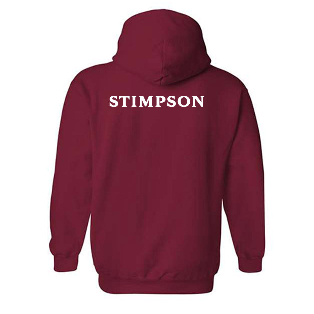Elon - NCAA Women's Track & Field : Mia Stimpson - Classic Fashion Shersey Hooded Sweatshirt-1