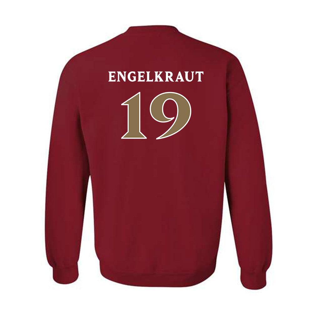 Elon - NCAA Women's Lacrosse : Maddie Engelkraut - Classic Fashion Shersey Crewneck Sweatshirt-1