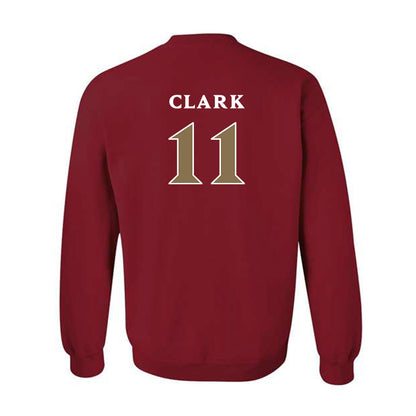 Elon - NCAA Football : Landen Clark - Classic Fashion Shersey Crewneck Sweatshirt-1