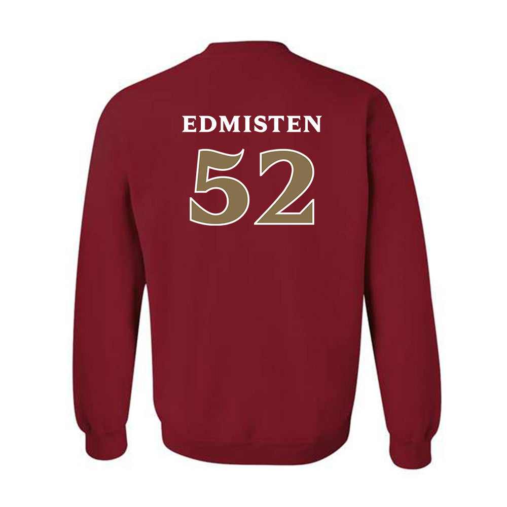 Elon - NCAA Football : Luke Edmisten - Classic Fashion Shersey Crewneck Sweatshirt-1