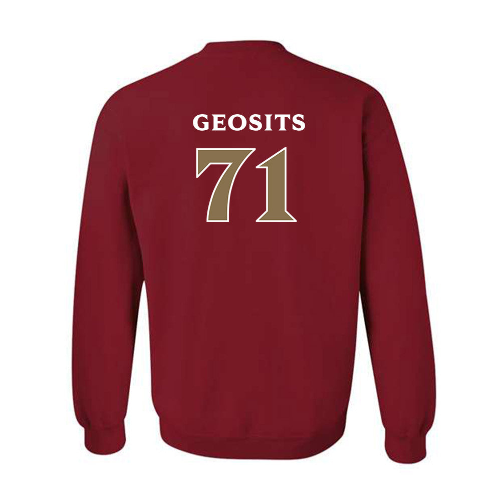 Elon - NCAA Football : Frank Geosits - Classic Fashion Shersey Crewneck Sweatshirt-1
