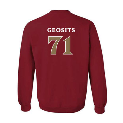 Elon - NCAA Football : Frank Geosits - Classic Fashion Shersey Crewneck Sweatshirt-1