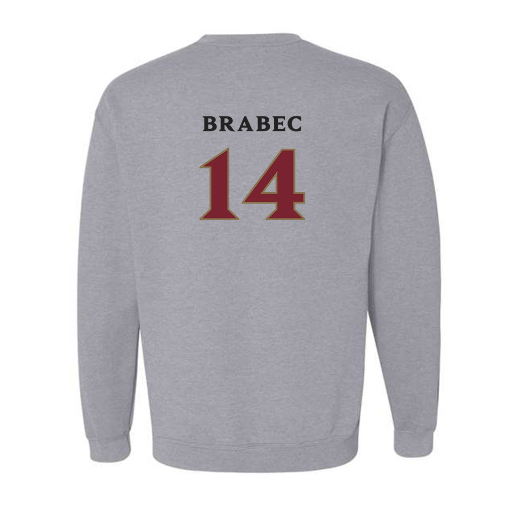 Elon - NCAA Men's Basketball : Alex Brabec - Classic Fashion Shersey Crewneck Sweatshirt-1