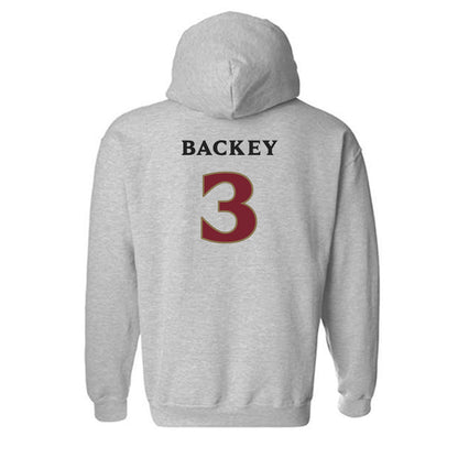 Elon - NCAA Football : Landyn Backey - Classic Fashion Shersey Hooded Sweatshirt-1