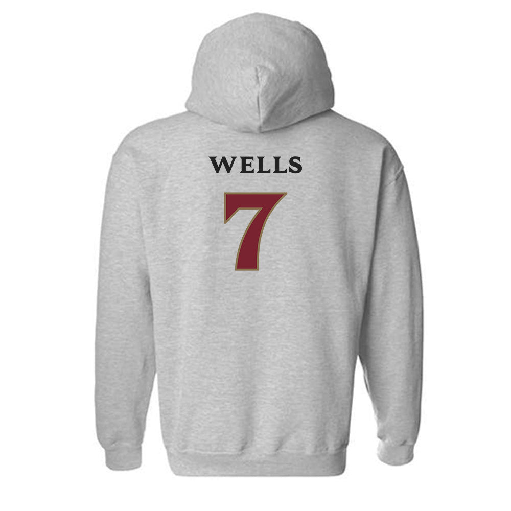 Elon - NCAA Softball : Meredith Wells - Classic Fashion Shersey Hooded Sweatshirt-1