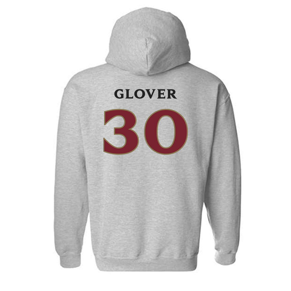 Elon - NCAA Football : Jordan Glover - Classic Fashion Shersey Hooded Sweatshirt-1