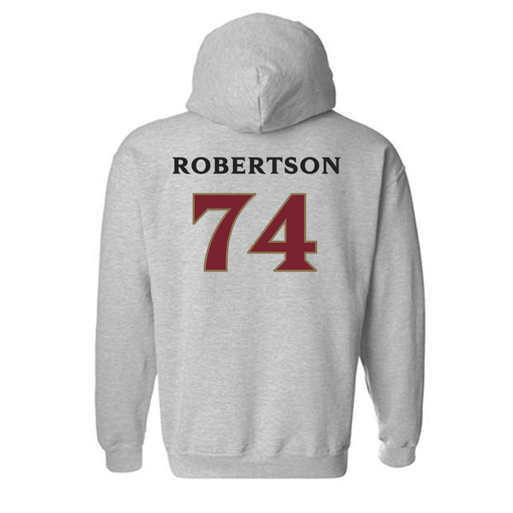 Elon - NCAA Football : Webb Robertson - Classic Fashion Shersey Hooded Sweatshirt-1