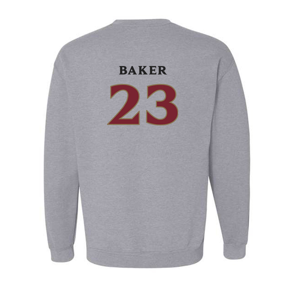 Elon - NCAA Football : Rushawn Baker - Classic Fashion Shersey Crewneck Sweatshirt