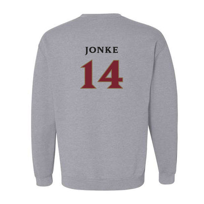 Elon - NCAA Men's Soccer : Weston Jonke - Classic Fashion Shersey Crewneck Sweatshirt-1