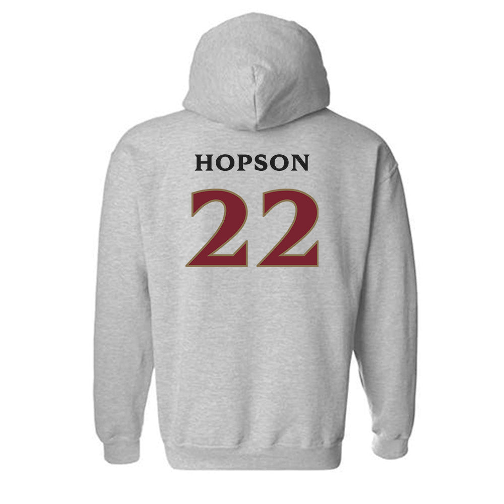 Elon - NCAA Women's Lacrosse : Cierra Hopson - Classic Fashion Shersey Hooded Sweatshirt-1