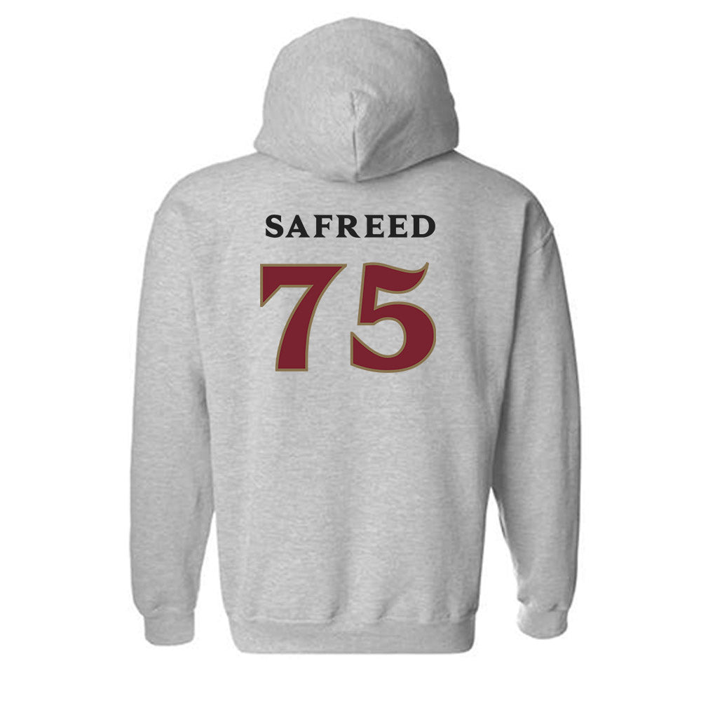 Elon - NCAA Football : Evan Safreed Safreed - Classic Fashion Shersey Hooded Sweatshirt-1