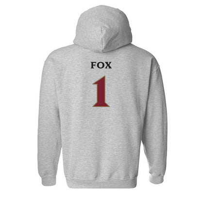 Elon - NCAA Women's Basketball : Ashanti Fox - Classic Fashion Shersey Hooded Sweatshirt-1