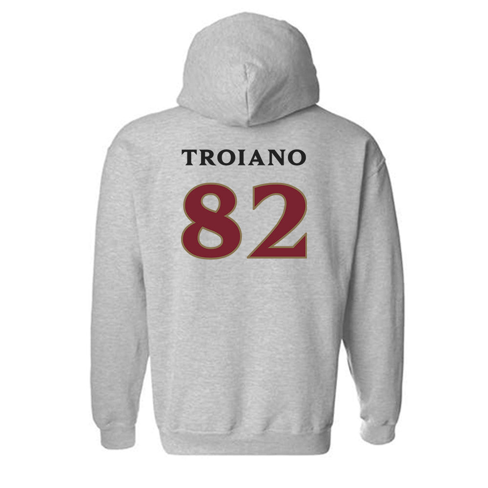 Elon - NCAA Football : Max Troiano - Classic Fashion Shersey Hooded Sweatshirt-1