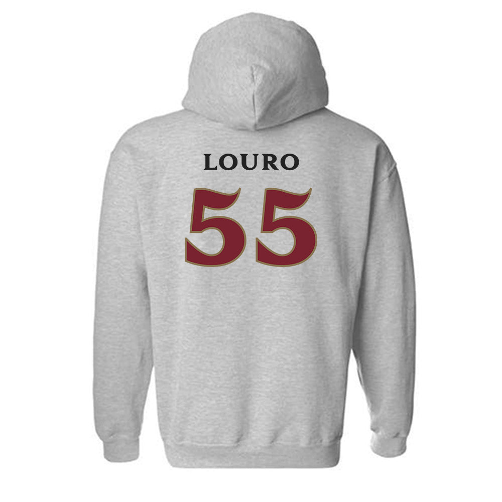 Elon - NCAA Football : Jake Louro - Classic Fashion Shersey Hooded Sweatshirt-1