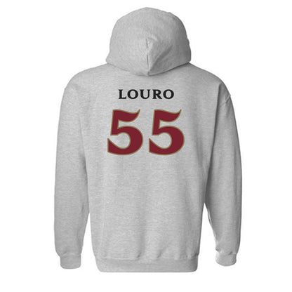 Elon - NCAA Football : Jake Louro - Classic Fashion Shersey Hooded Sweatshirt-1