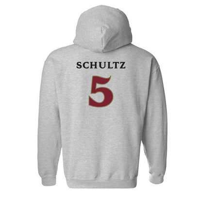 Elon - NCAA Women's Volleyball : Allie Schultz - Classic Fashion Shersey Hooded Sweatshirt-1