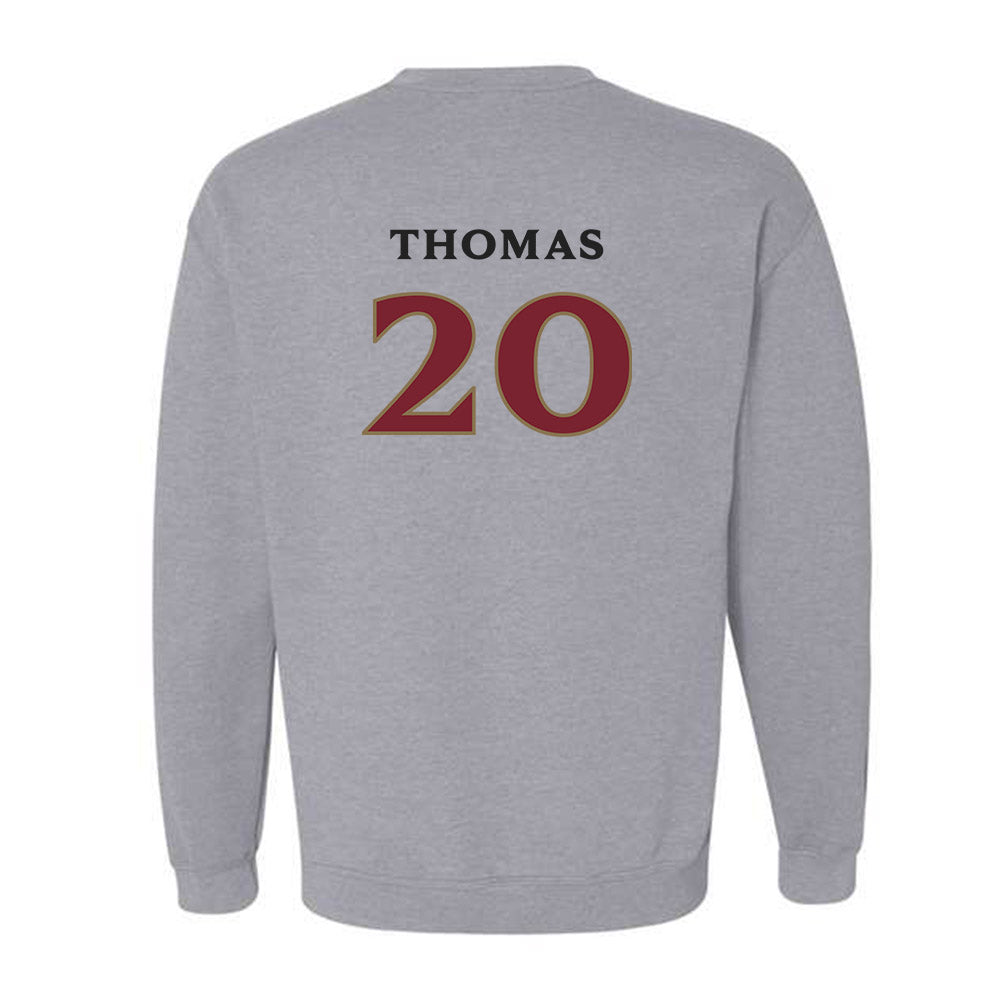 Elon - NCAA Football : TJ Thomas - Classic Fashion Shersey Crewneck Sweatshirt