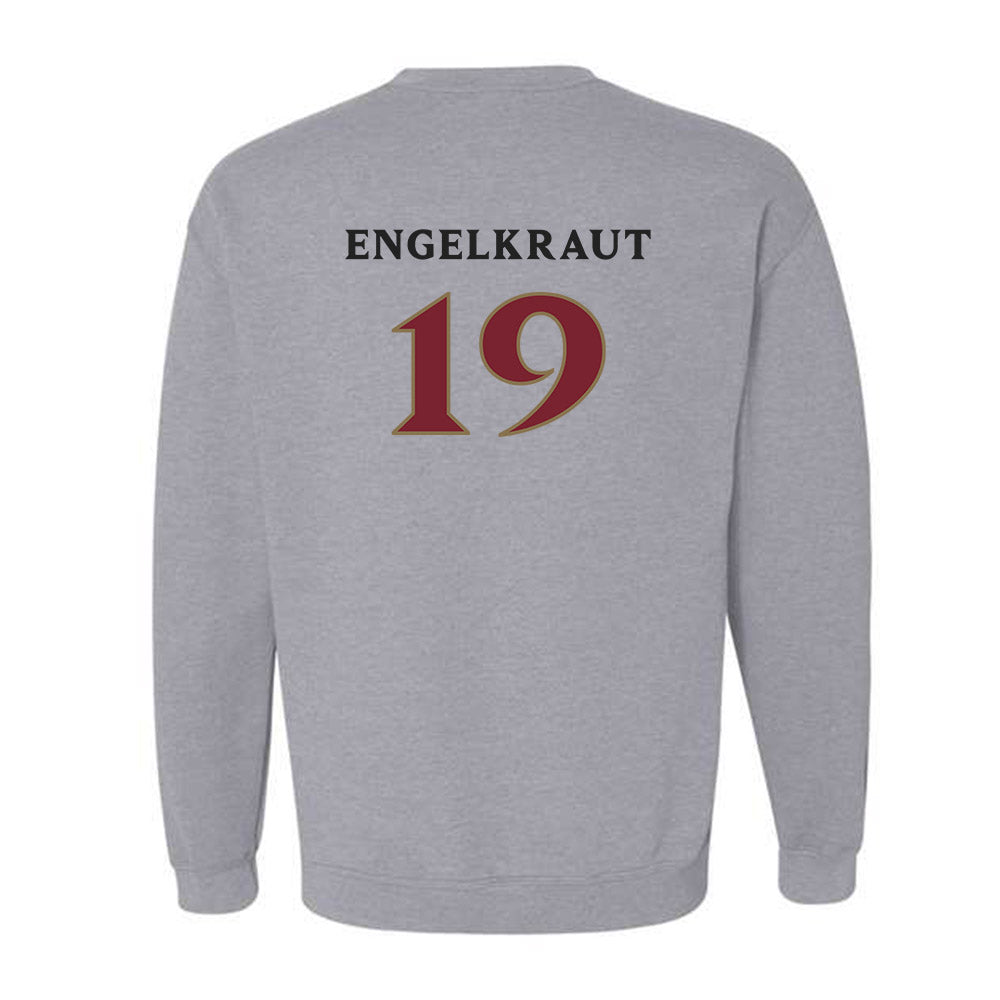 Elon - NCAA Women's Lacrosse : Maddie Engelkraut - Classic Fashion Shersey Crewneck Sweatshirt-1