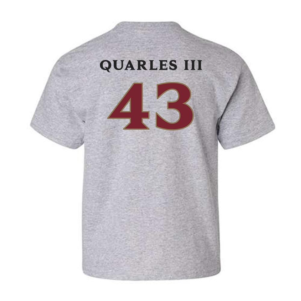 Elon - NCAA Football : Douglas Quarles III - Classic Fashion Shersey Youth T-Shirt-1