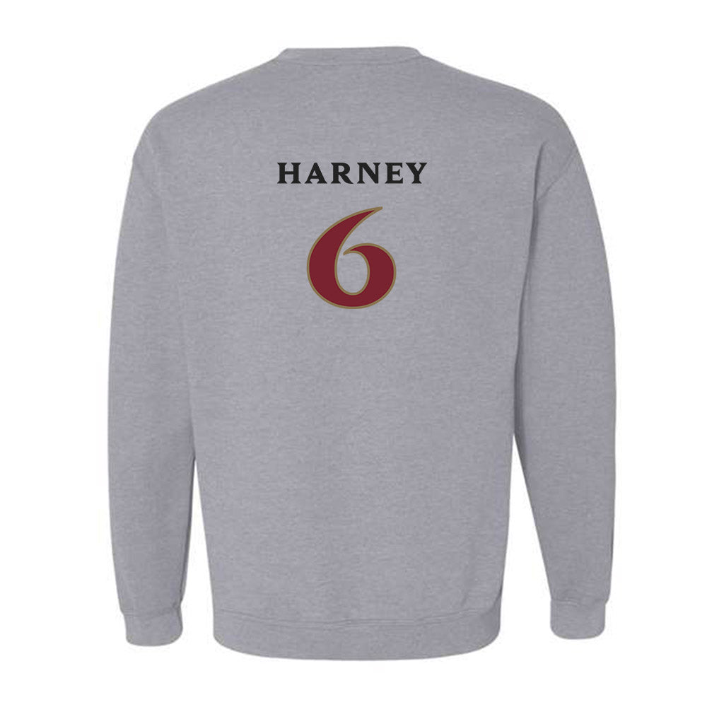 Elon - NCAA Football : Tyquan Harney - Classic Fashion Shersey Crewneck Sweatshirt-1