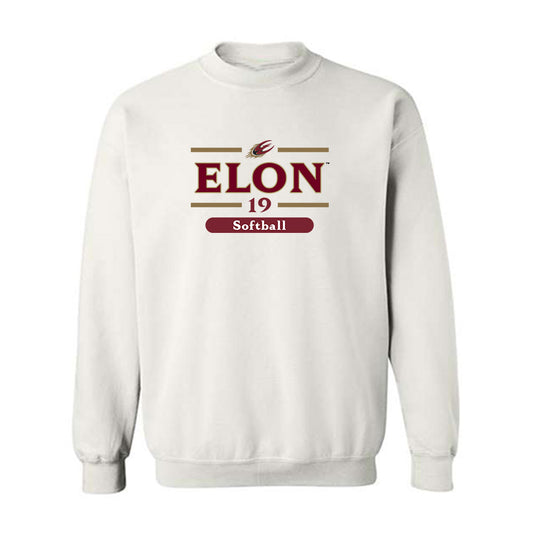 Elon - NCAA Softball : Mauri Murray - Classic Fashion Shersey Crewneck Sweatshirt-0