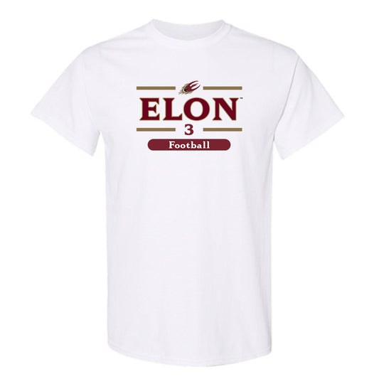 Elon - NCAA Football : Kahmari Brown - Classic Fashion Shersey T-Shirt-0
