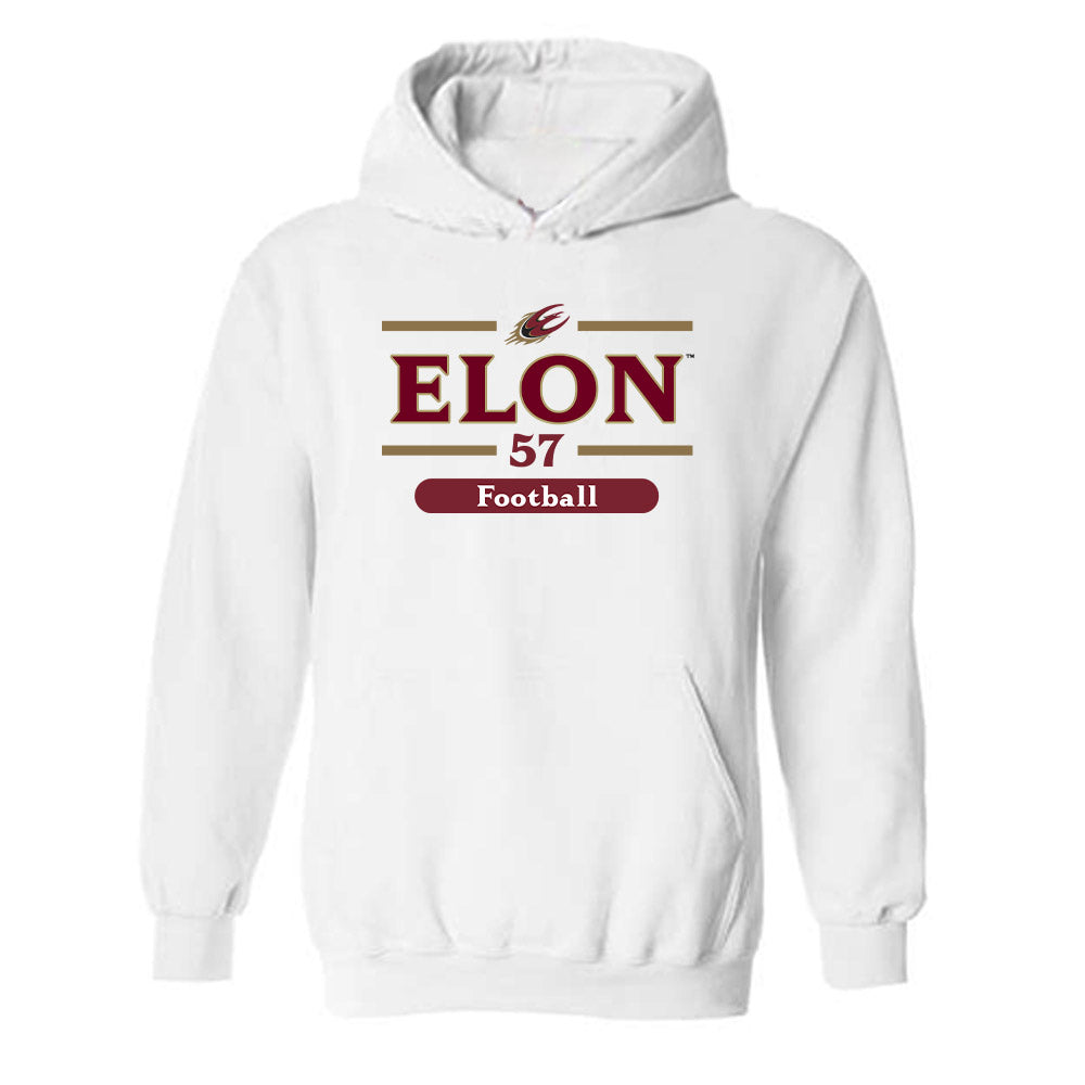Elon - NCAA Football : Demari Lassiter - Classic Fashion Shersey Hooded Sweatshirt-0