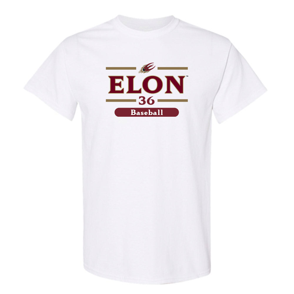 Elon - NCAA Baseball : Itai Spinoza - Classic Fashion Shersey T-Shirt-0