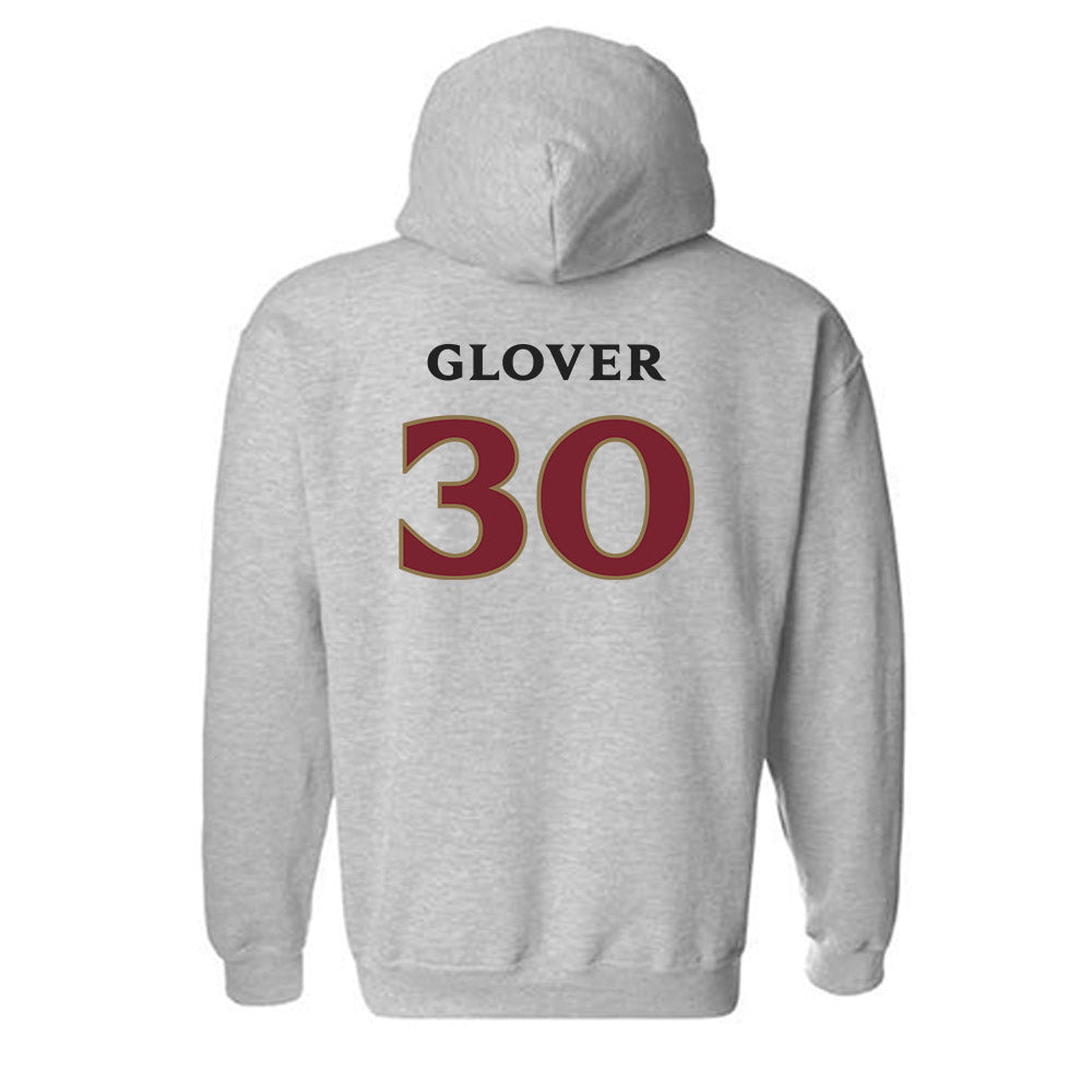 Elon - NCAA Football : Jordan Glover - Classic Shersey Hooded Sweatshirt-1