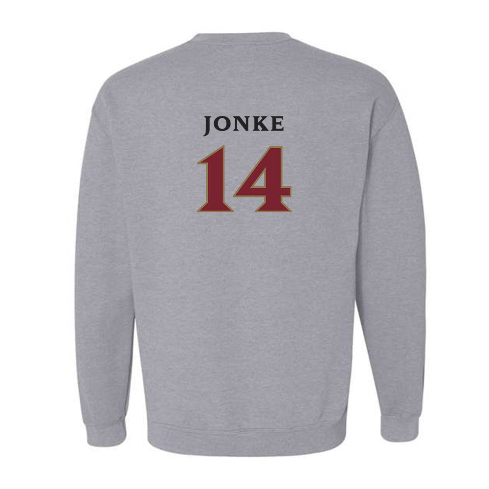 Elon - NCAA Men's Soccer : Weston Jonke - Classic Shersey Crewneck Sweatshirt-1