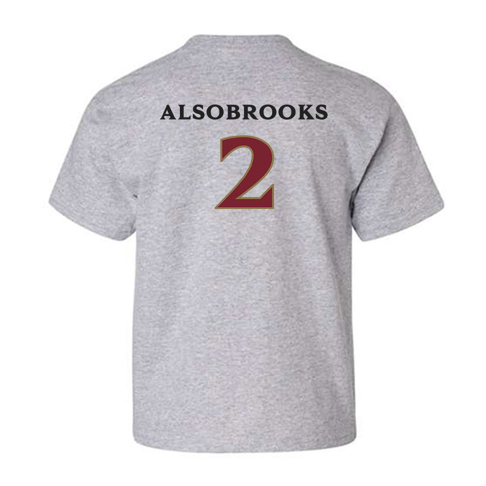 Elon - NCAA Football : Senquavious Alsobrooks - Classic Shersey Youth T-Shirt-1