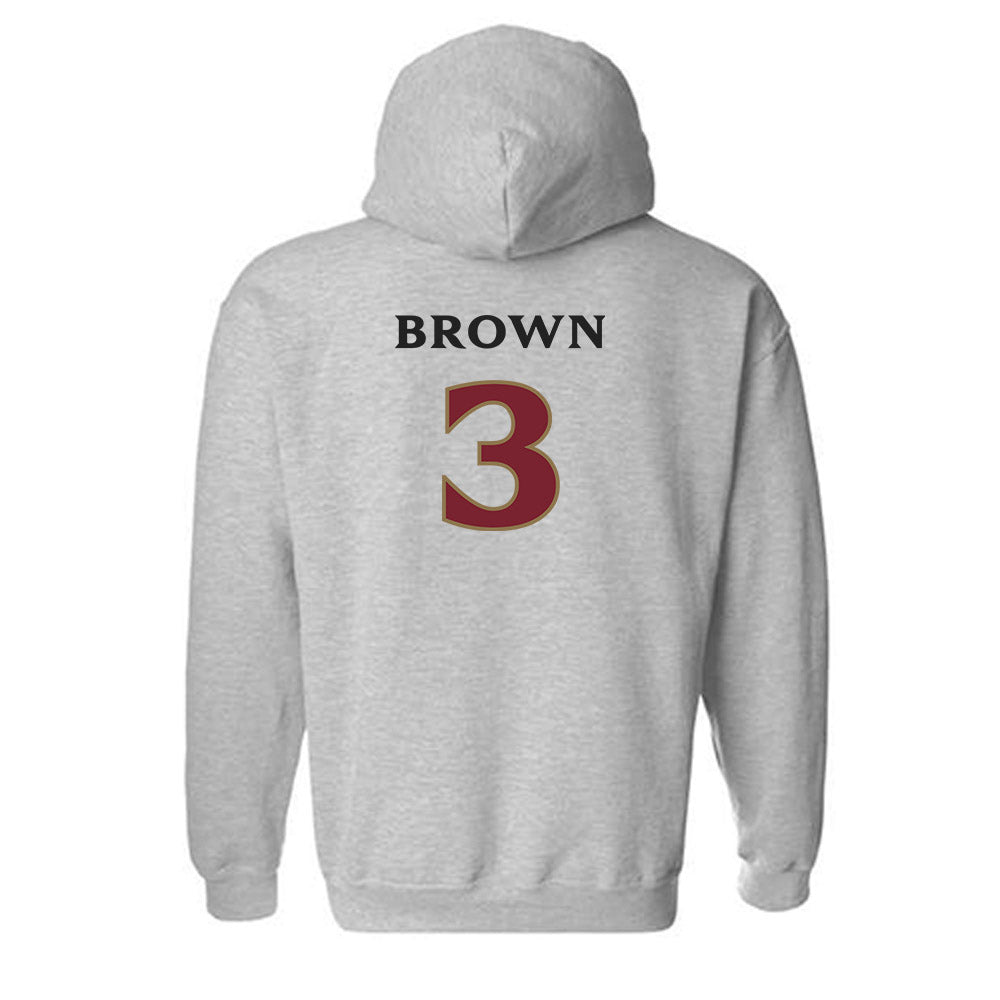 Elon - NCAA Football : Kahmari Brown - Classic Shersey Hooded Sweatshirt-1