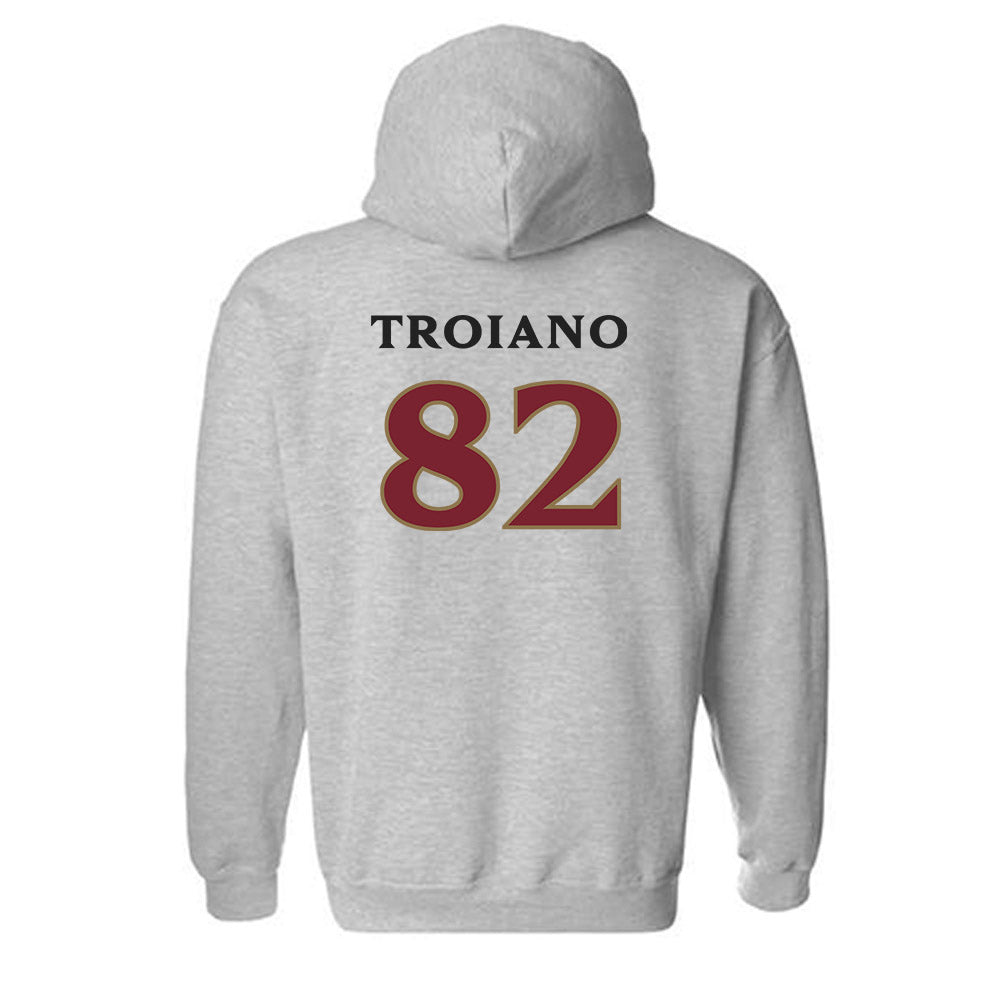 Elon - NCAA Football : Max Troiano - Classic Shersey Hooded Sweatshirt-1