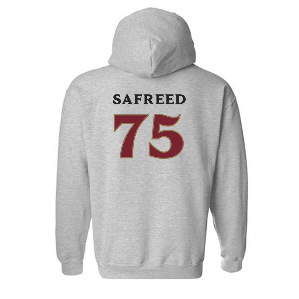 Elon - NCAA Football : Evan Safreed Safreed - Classic Shersey Hooded Sweatshirt-1