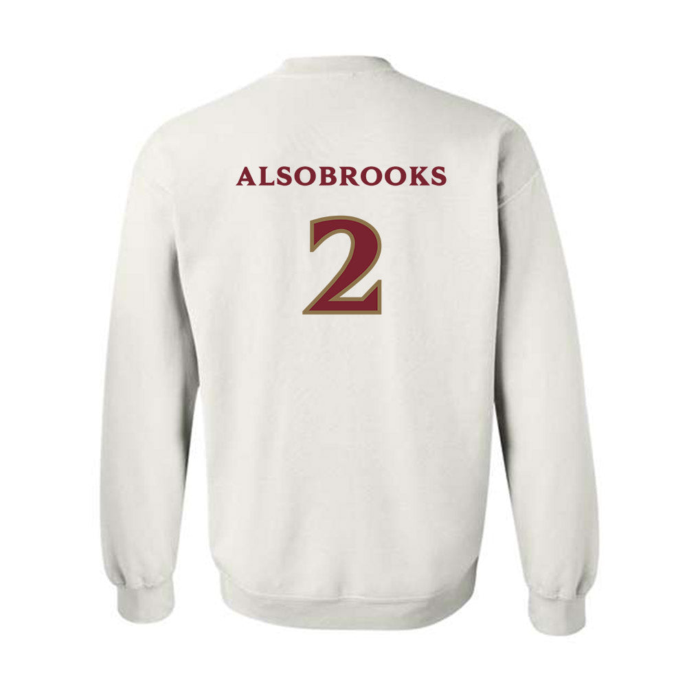 Elon - NCAA Football : Senquavious Alsobrooks - Classic Shersey Crewneck Sweatshirt-1