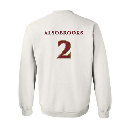 Elon - NCAA Football : Senquavious Alsobrooks - Classic Shersey Crewneck Sweatshirt-1