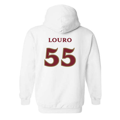 Elon - NCAA Football : Jake Louro - Classic Shersey Hooded Sweatshirt-1