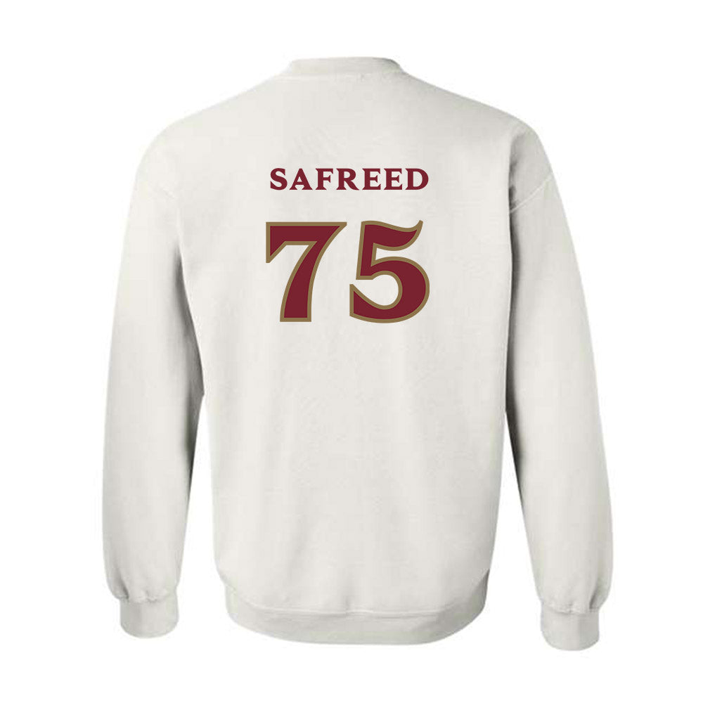 Elon - NCAA Football : Evan Safreed Safreed - Classic Shersey Crewneck Sweatshirt-1