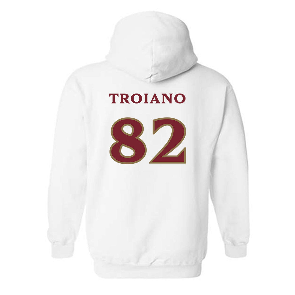 Elon - NCAA Football : Max Troiano - Classic Shersey Hooded Sweatshirt-1