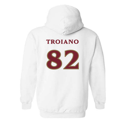 Elon - NCAA Football : Max Troiano - Classic Shersey Hooded Sweatshirt-1