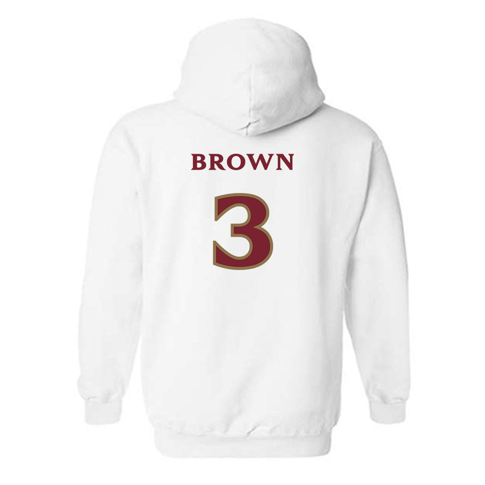 Elon - NCAA Football : Kahmari Brown - Classic Shersey Hooded Sweatshirt-1