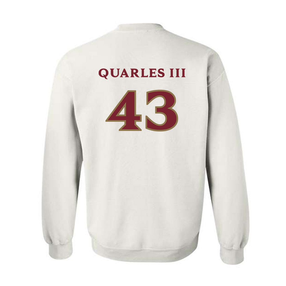 Elon - NCAA Football : Douglas Quarles III - Classic Shersey Crewneck Sweatshirt-1