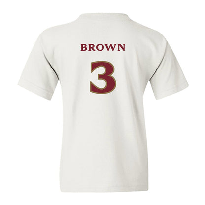 Elon - NCAA Football : Kahmari Brown - Classic Shersey Youth T-Shirt-1