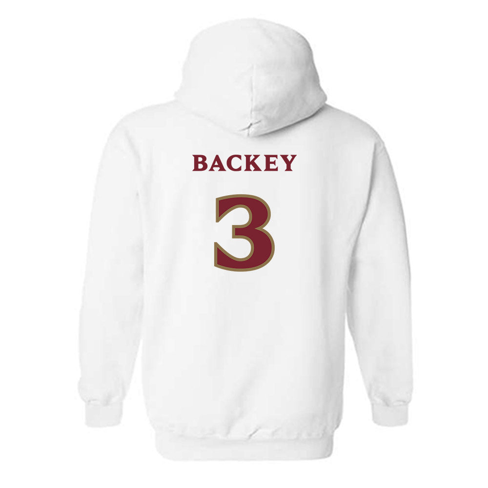 Elon - NCAA Football : Landyn Backey - Classic Shersey Hooded Sweatshirt-1