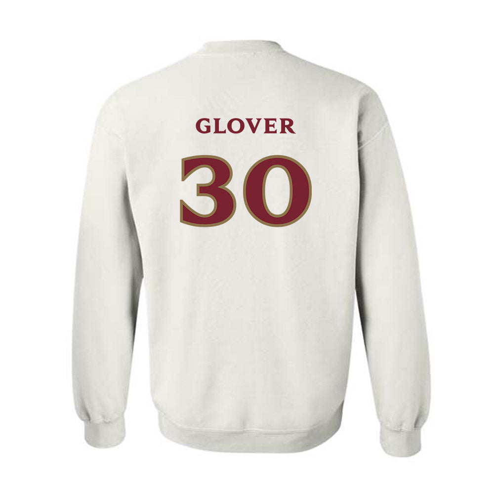 Elon - NCAA Football : Jordan Glover - Classic Shersey Crewneck Sweatshirt-1