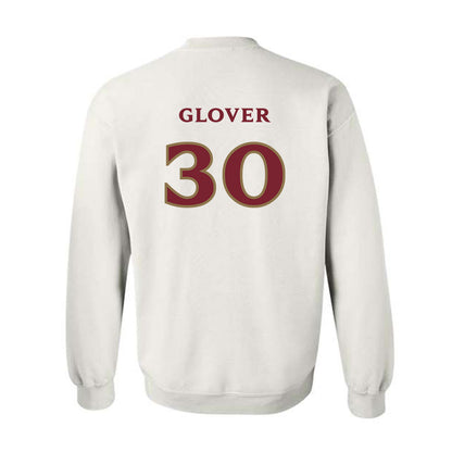 Elon - NCAA Football : Jordan Glover - Classic Shersey Crewneck Sweatshirt-1