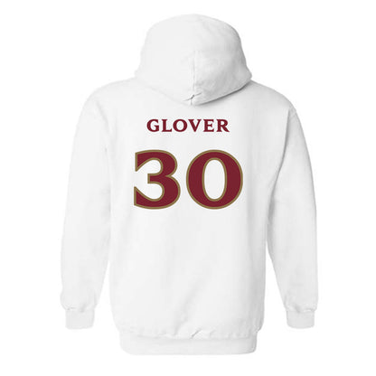Elon - NCAA Football : Jordan Glover - Classic Shersey Hooded Sweatshirt-1